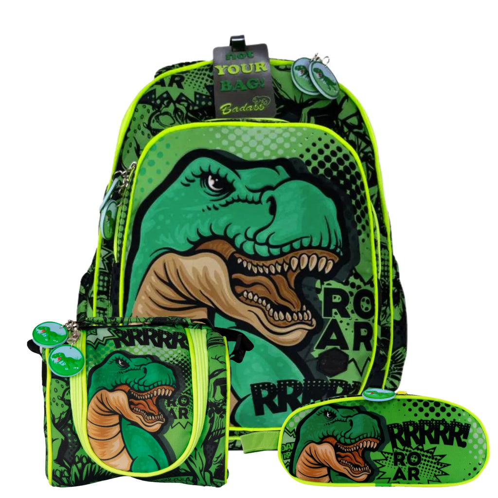 Loncheras Escolares Mochila Y Lonchera De Dinosaurio Set Escolar